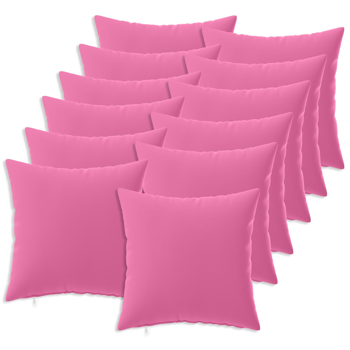 Kussensloop 12 pcs HEERLEN Roze 50 x 50 cm Polyester is nu te koop bij PeponiXL, paradijselijk wonen!