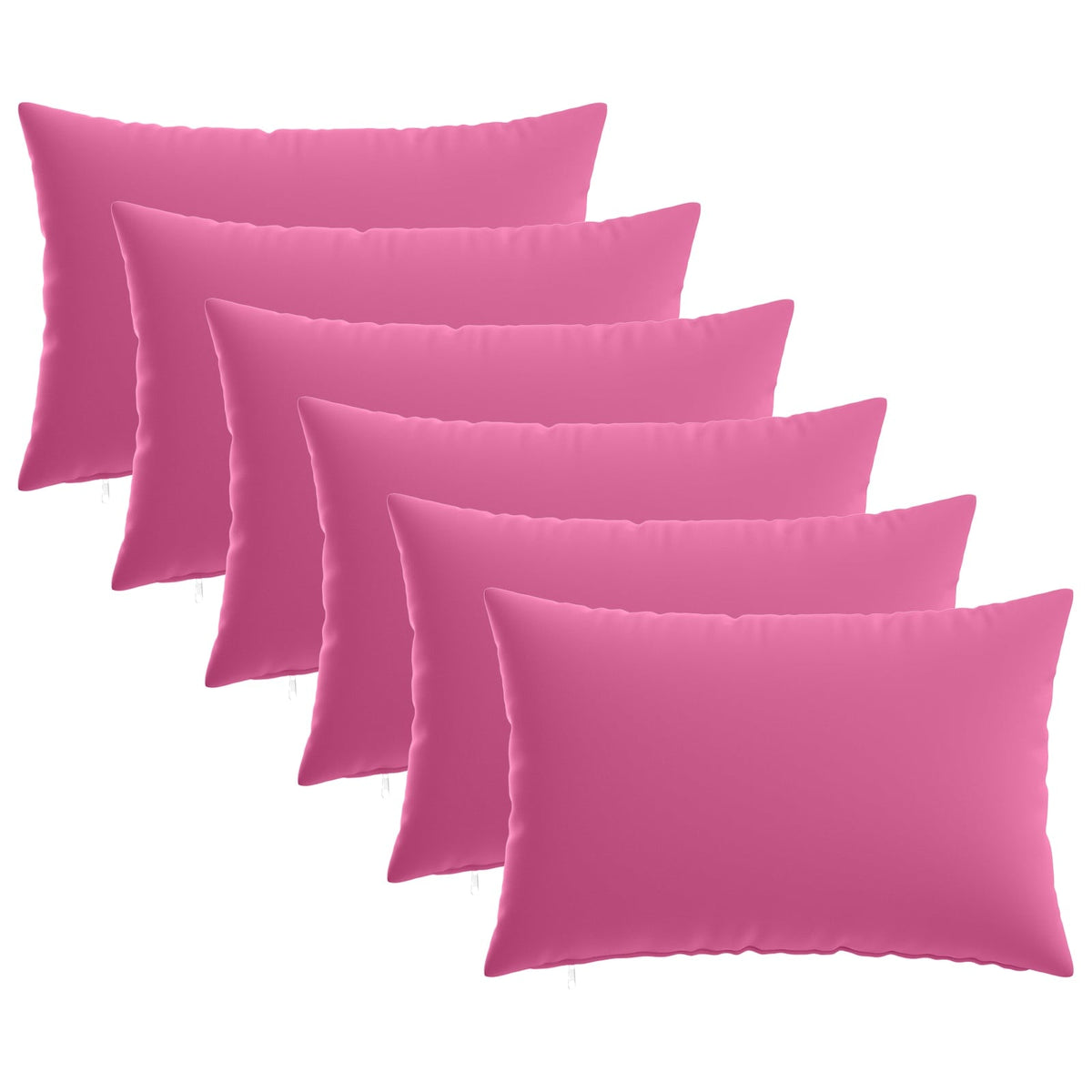 Kussensloop 6 pcs HEERLEN Roze 50 x 80 cm Polyester is nu te koop bij PeponiXL, paradijselijk wonen!