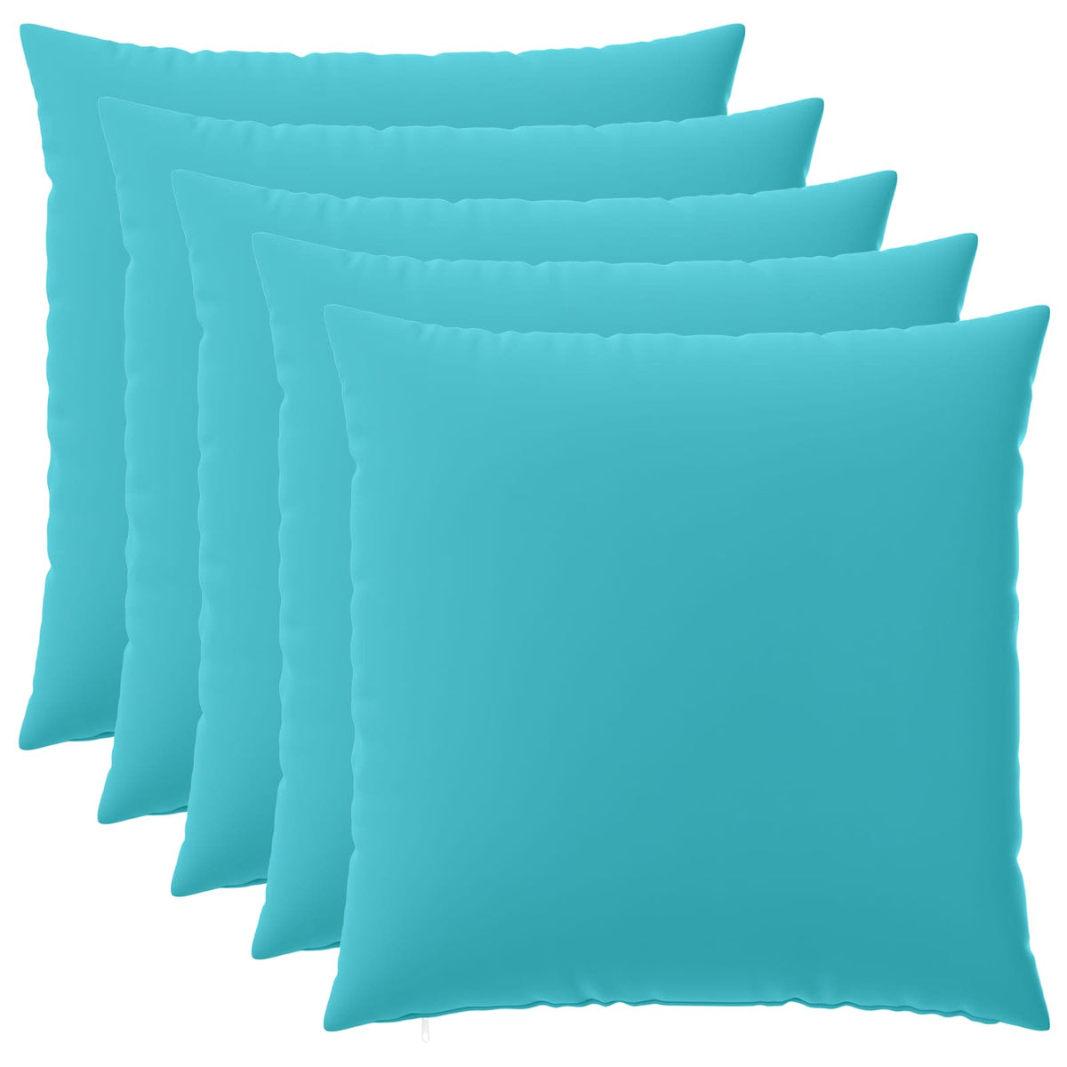 Kussensloop 6 pcs HEERLEN Turquoise 60 x 60 cm Polyester is nu te koop bij PeponiXL, paradijselijk wonen!