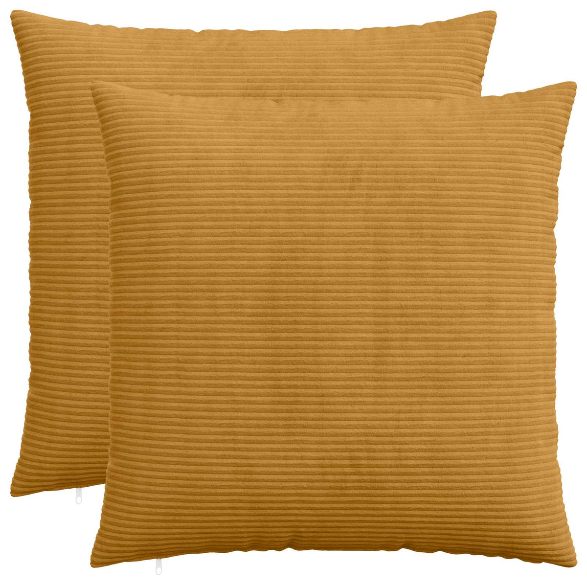 Kussensloop 2 pcs HEERLEN Geel 65 x 65 cm corduroy is nu te koop bij PeponiXL, paradijselijk wonen!