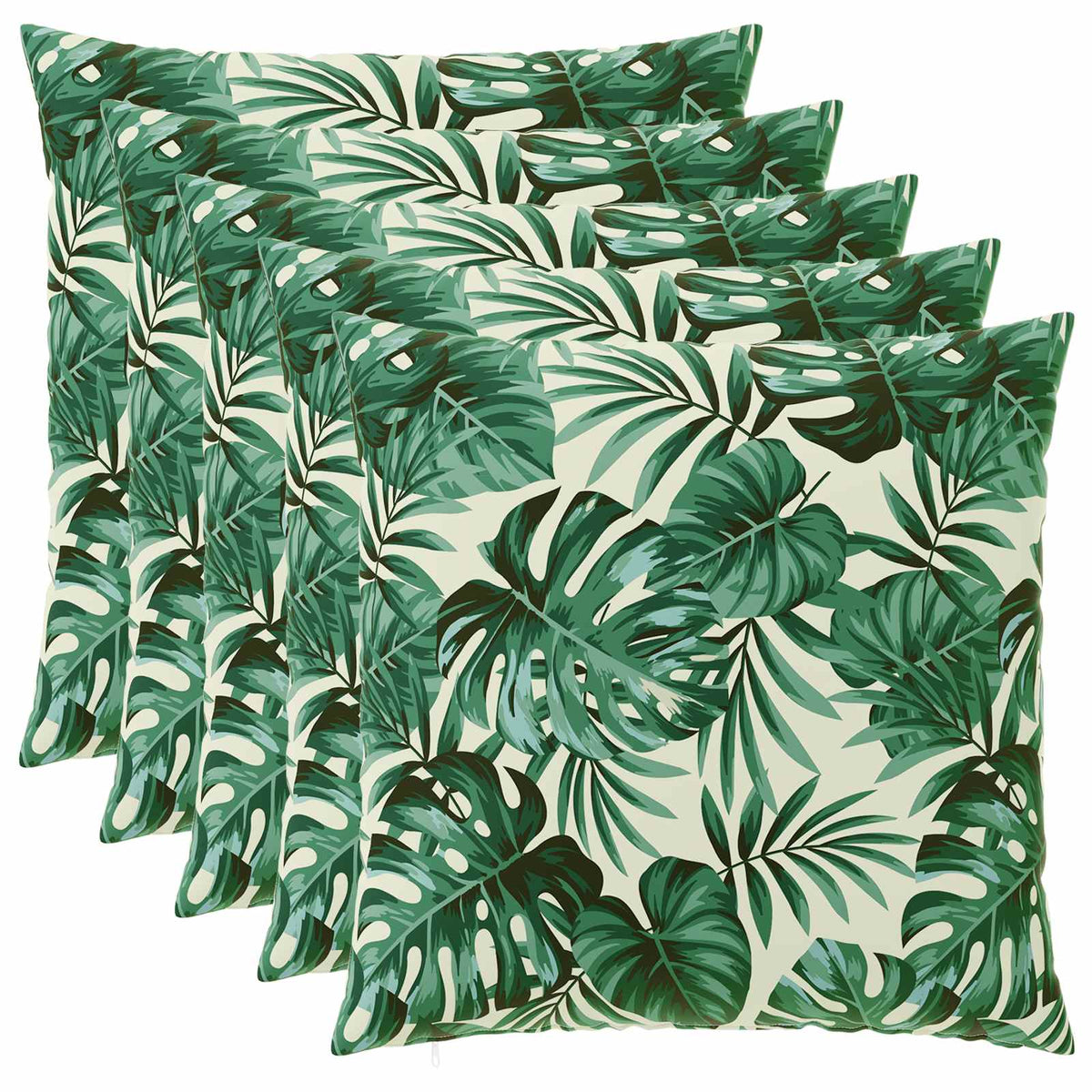 Kussensloop 6 pcs HEERLEN Bladpatroon 80 x 80 cm Polyester is nu te koop bij PeponiXL, paradijselijk wonen!