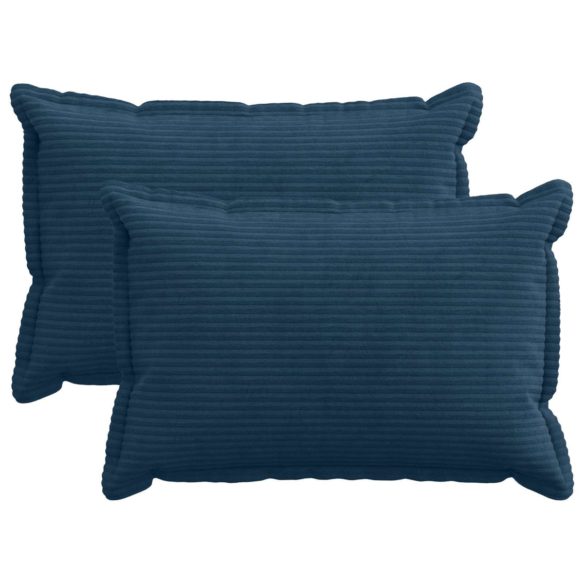 Kussensloop 2 st HOUTEN Marineblauw 30 x 50 cm corduroy is nu te koop bij PeponiXL, paradijselijk wonen!