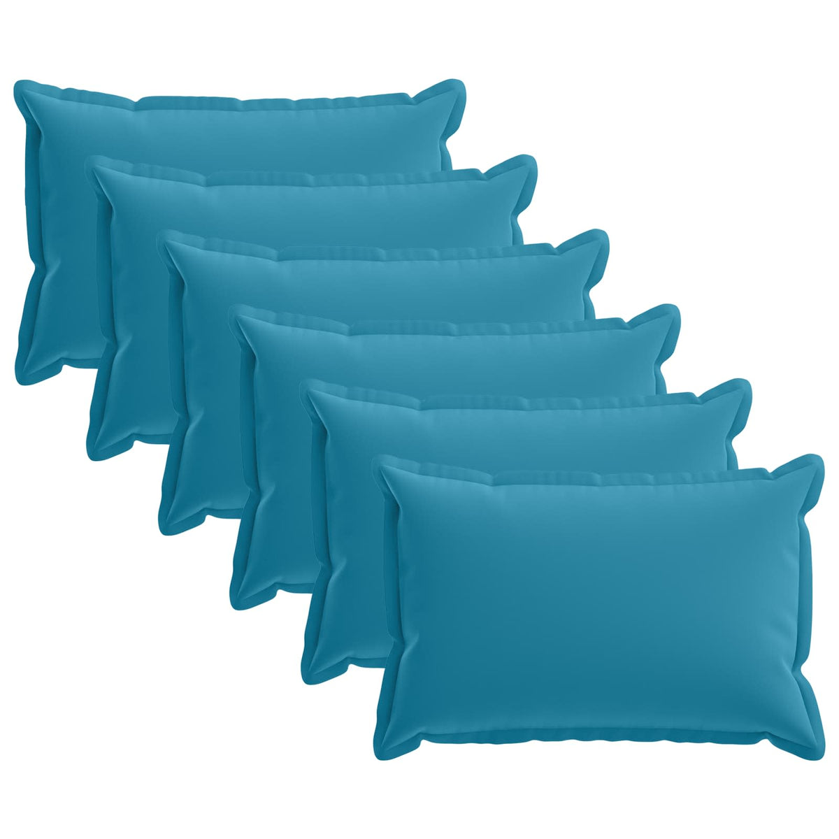 Kussensloop 6 st HOUTEN Lichtblauw 40 x 60 cm Polyester is nu te koop bij PeponiXL, paradijselijk wonen!