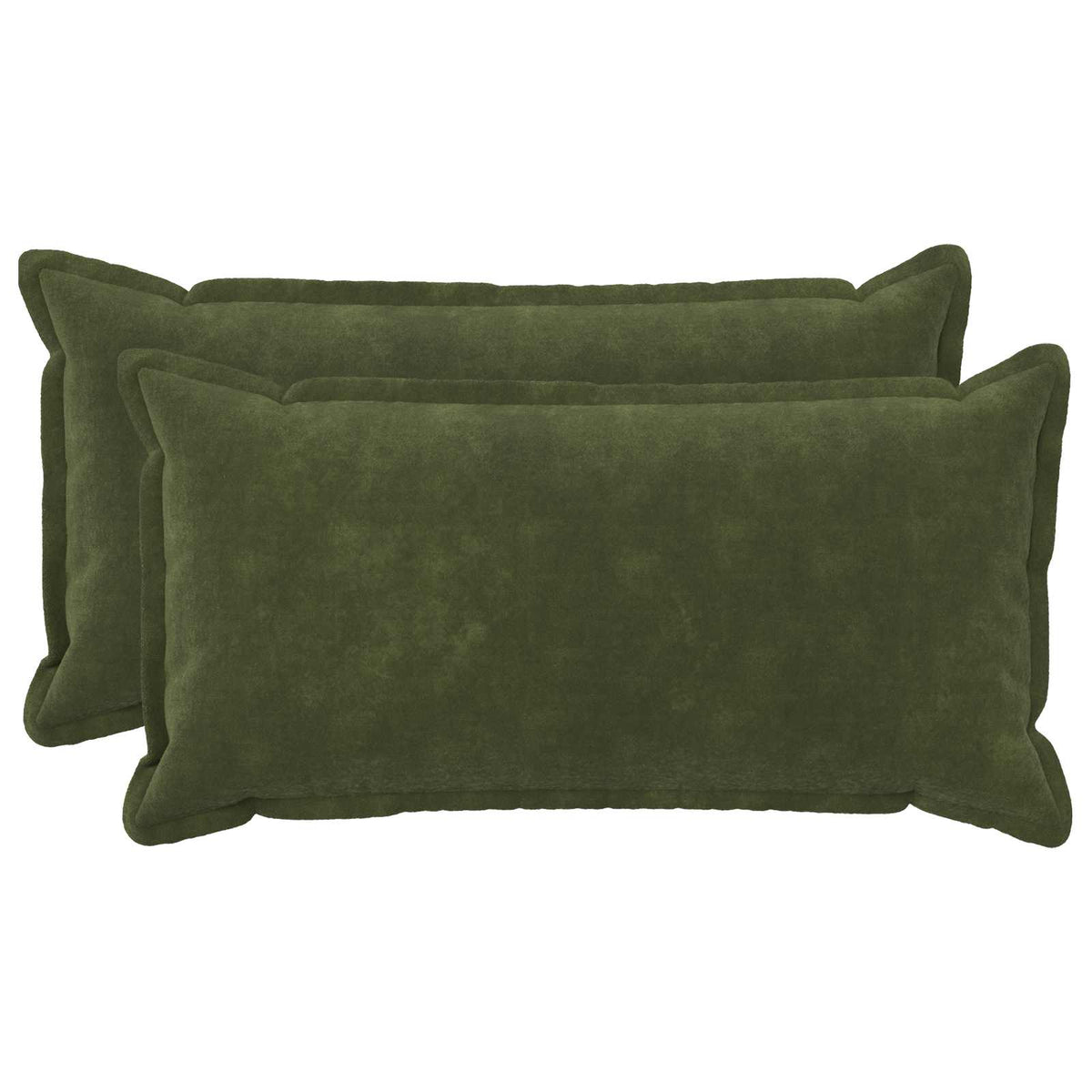Kussensloop 2 pcs HOUTEN Groen 40 x 70 cm Microfiber Fleece is nu te koop bij PeponiXL, paradijselijk wonen!