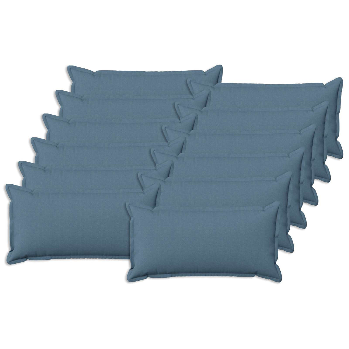 Kussensloop 12 pcs HOUTEN Jeans Blauw 40 x 80 cm Faux Linnen is nu te koop bij PeponiXL, paradijselijk wonen!