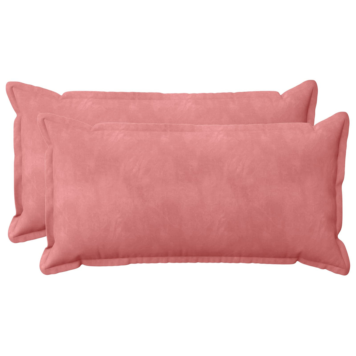Kussensloop 2 pcs HOUTEN Roze 40 x 80 cm Fluweel is nu te koop bij PeponiXL, paradijselijk wonen!