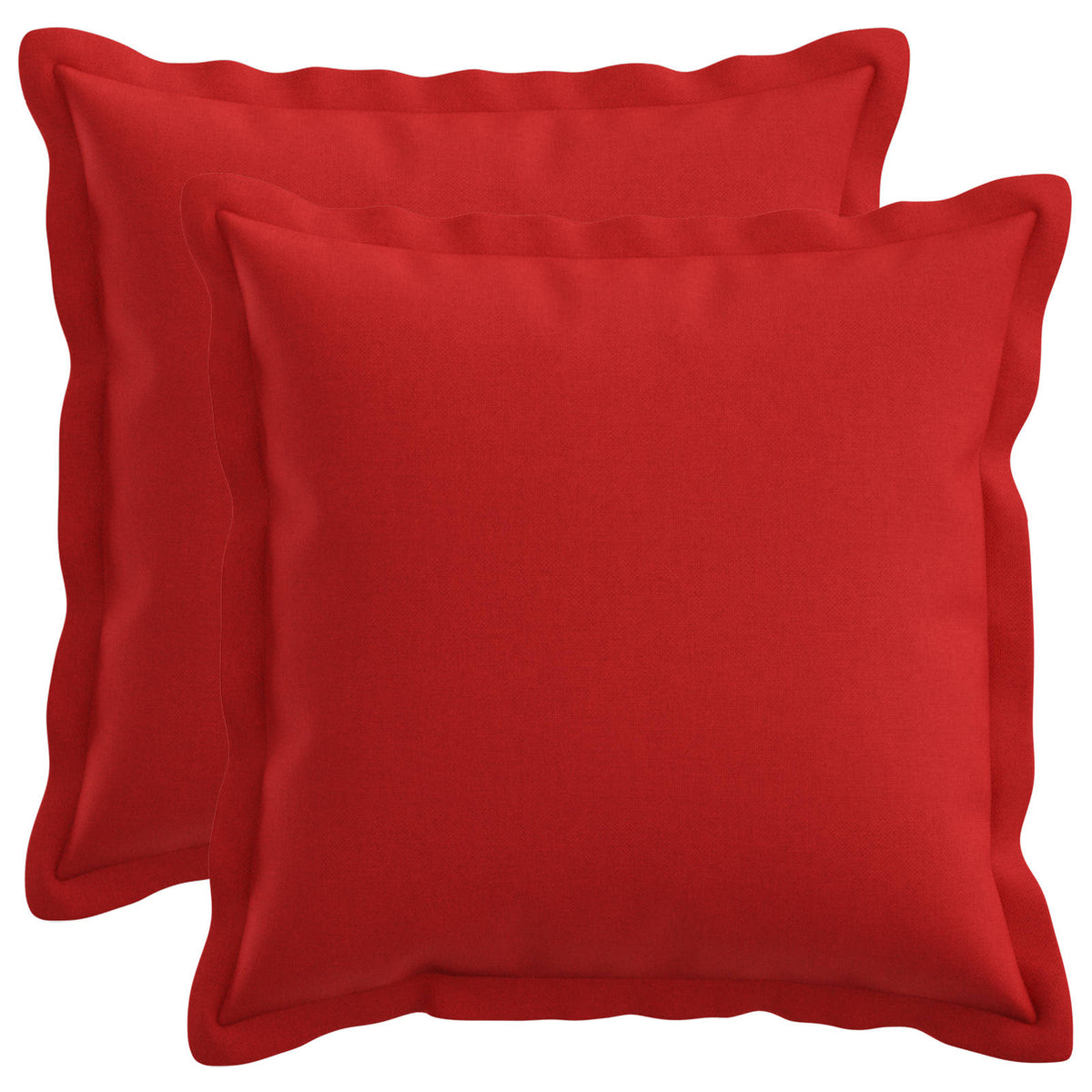 Kussensloop 2 pcs HOUTEN Rood 45 x 45 cm Faux Linnen is nu te koop bij PeponiXL, paradijselijk wonen!