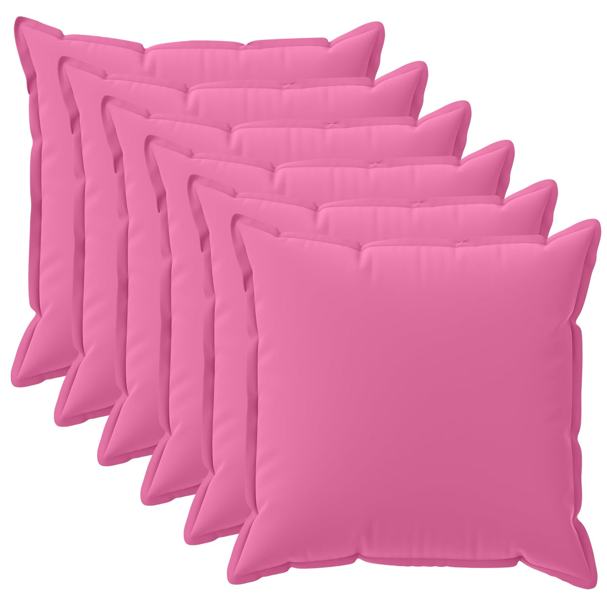 Kussensloop 6 st HOUTEN Roze 45 x 45 cm Polyester is nu te koop bij PeponiXL, paradijselijk wonen!
