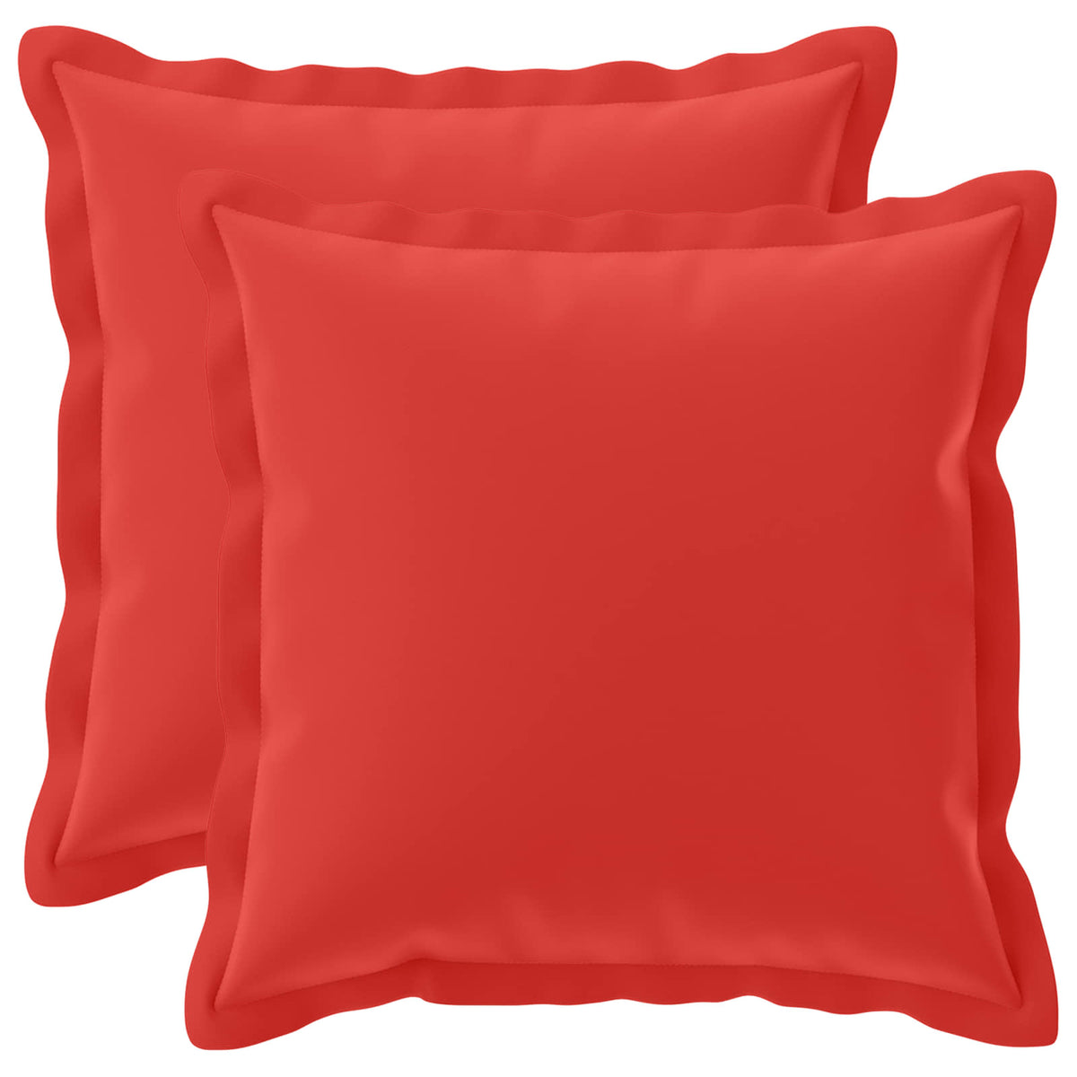 Kussensloop 2 st HOUTEN Rood 50 x 50 cm Polyester is nu te koop bij PeponiXL, paradijselijk wonen!