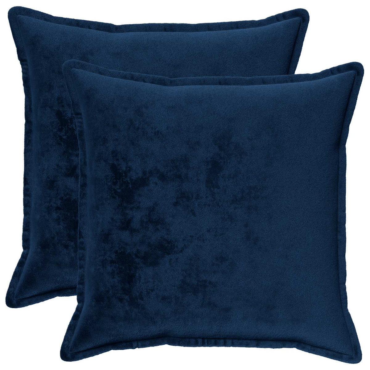 Kussensloop 2 pcs HOUTEN Marineblauw 55 x 55 cm Flanel is nu te koop bij PeponiXL, paradijselijk wonen!