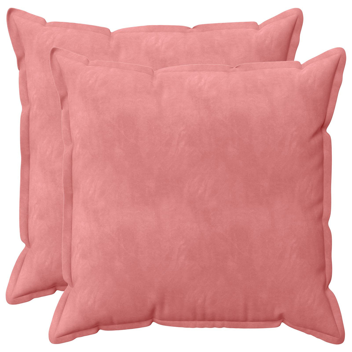 Kussensloop 2 pcs HOUTEN Roze 65 x 65 cm Fluweel is nu te koop bij PeponiXL, paradijselijk wonen!