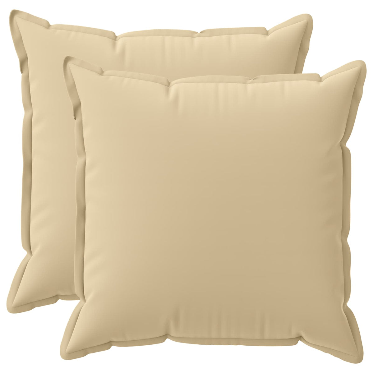 Kussensloop 2 st HOUTEN Beige 65 x 65 cm Polyester is nu te koop bij PeponiXL, paradijselijk wonen!