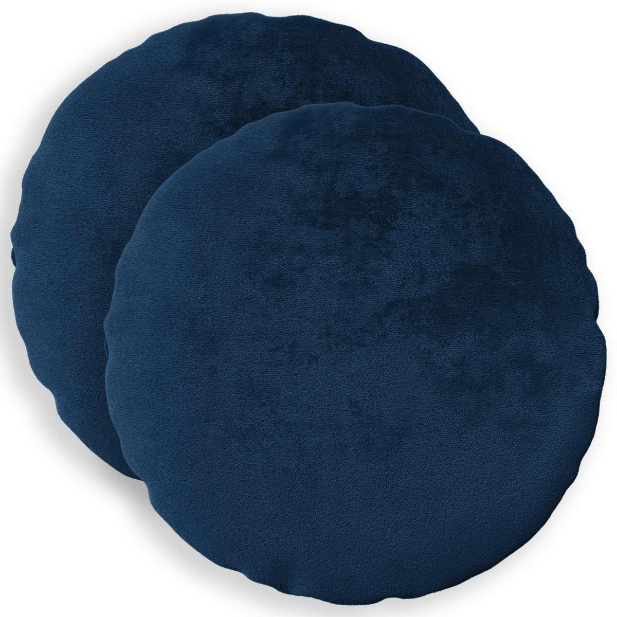 Kussensloop 2 pcs HEERLEN Marineblauw Ø 60 cm Flanel is nu te koop bij PeponiXL, paradijselijk wonen!