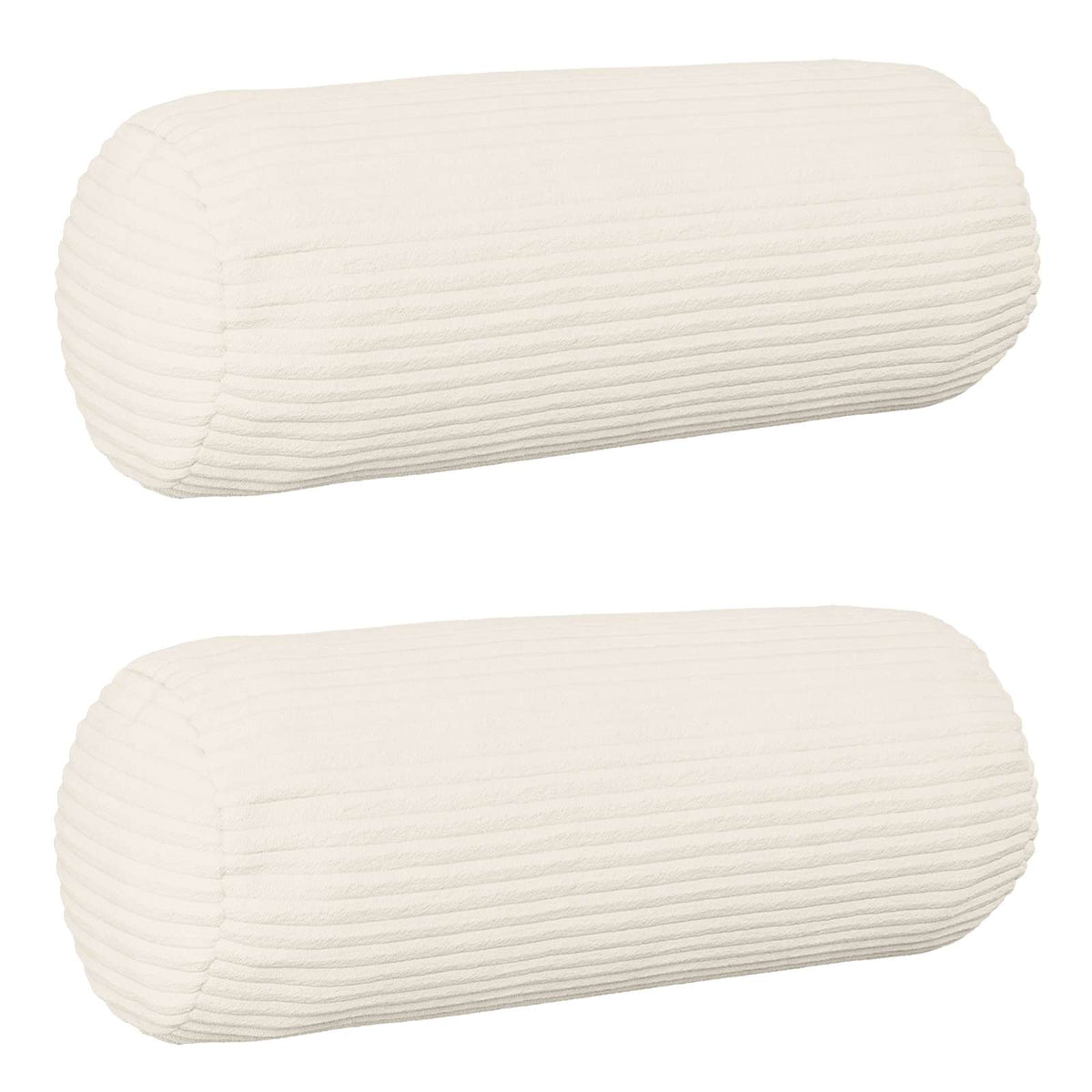 Kussensloop 2 pcs HEERLEN Crèmekleurig Ø 15 x 40 cm corduroy is nu te koop bij PeponiXL, paradijselijk wonen!