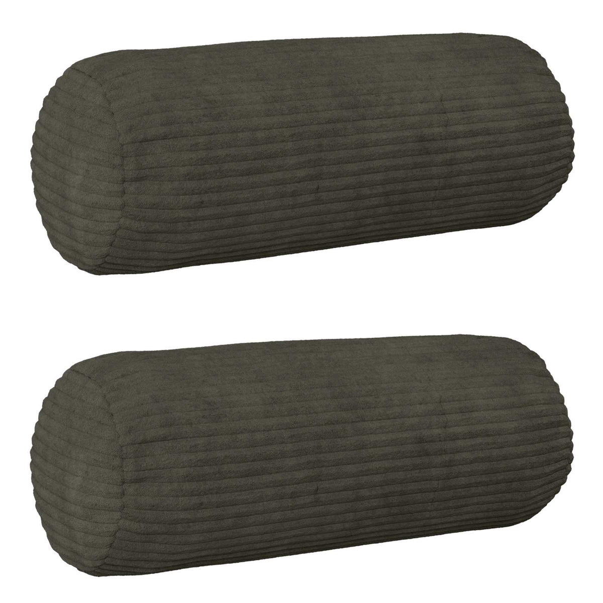 Kussensloop 2 pcs HEERLEN Antracietkleurig Ø 15 x 40 cm is nu te koop bij PeponiXL, paradijselijk wonen!