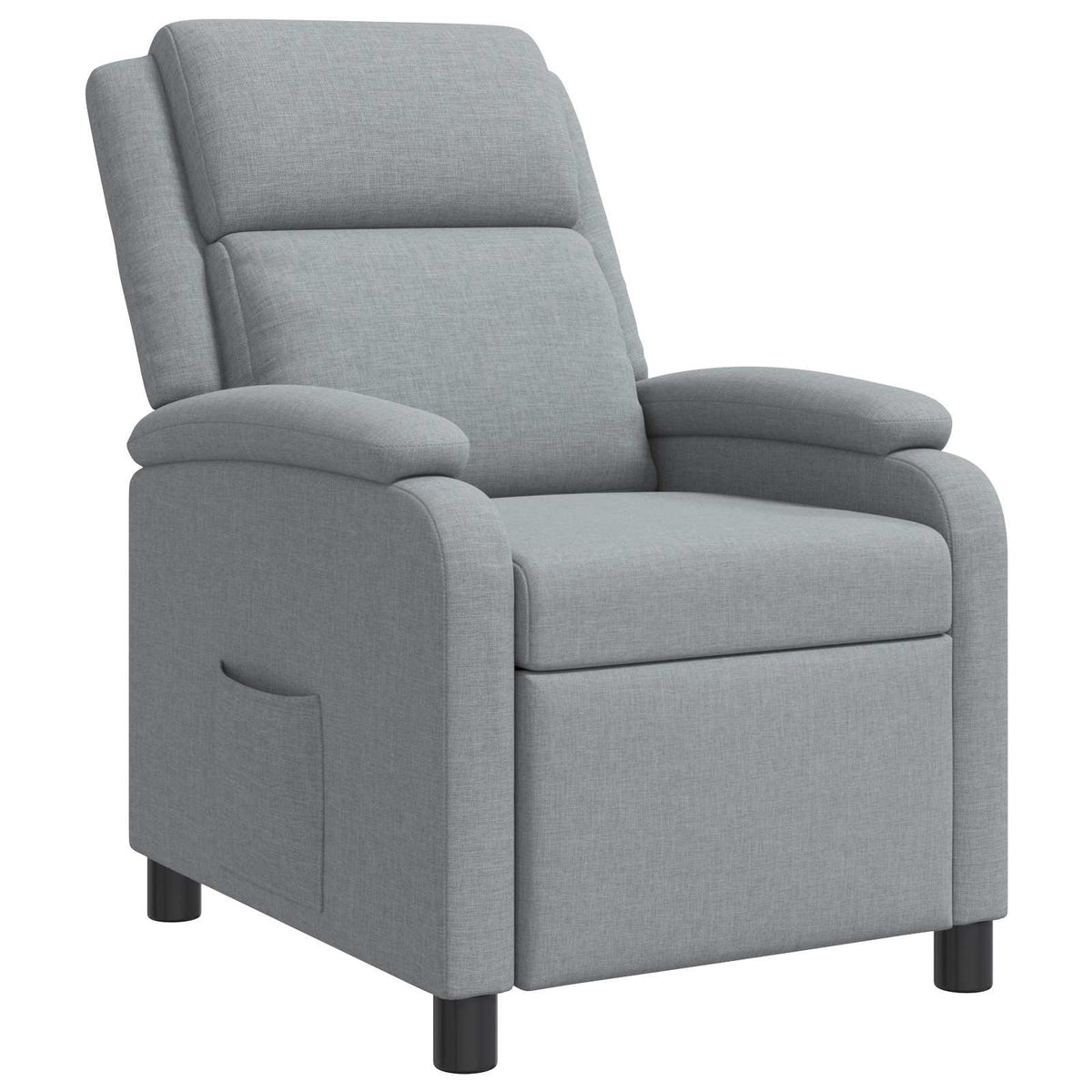 Relaxfauteuil Lichtgrijs Stof is nu te koop bij PeponiXL, paradijselijk wonen!