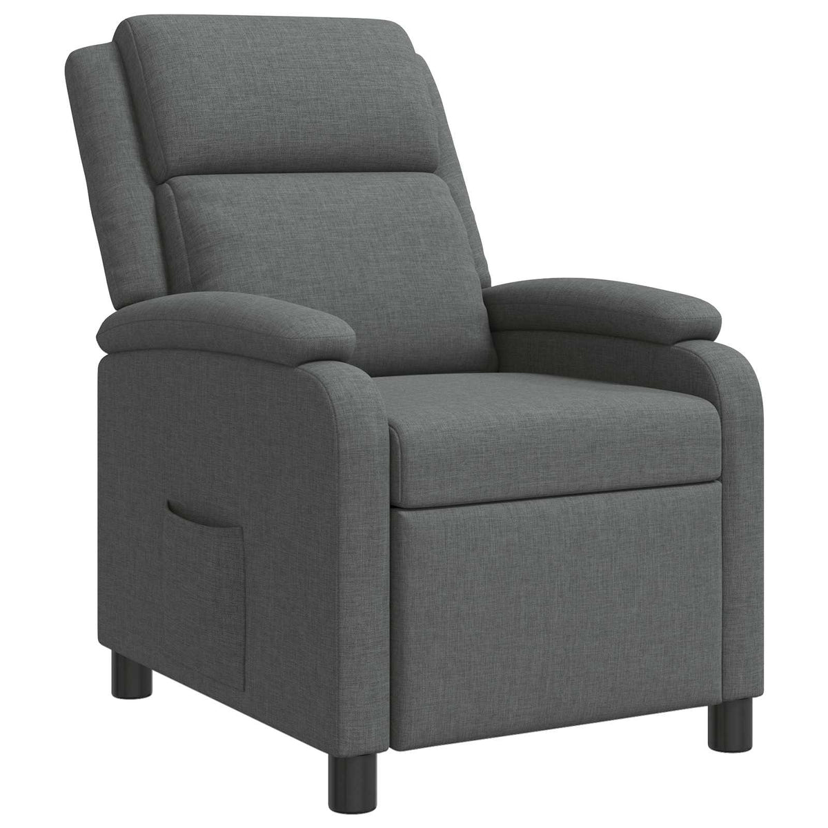 Relaxfauteuil Donkergrijs Stof is nu te koop bij PeponiXL, paradijselijk wonen!