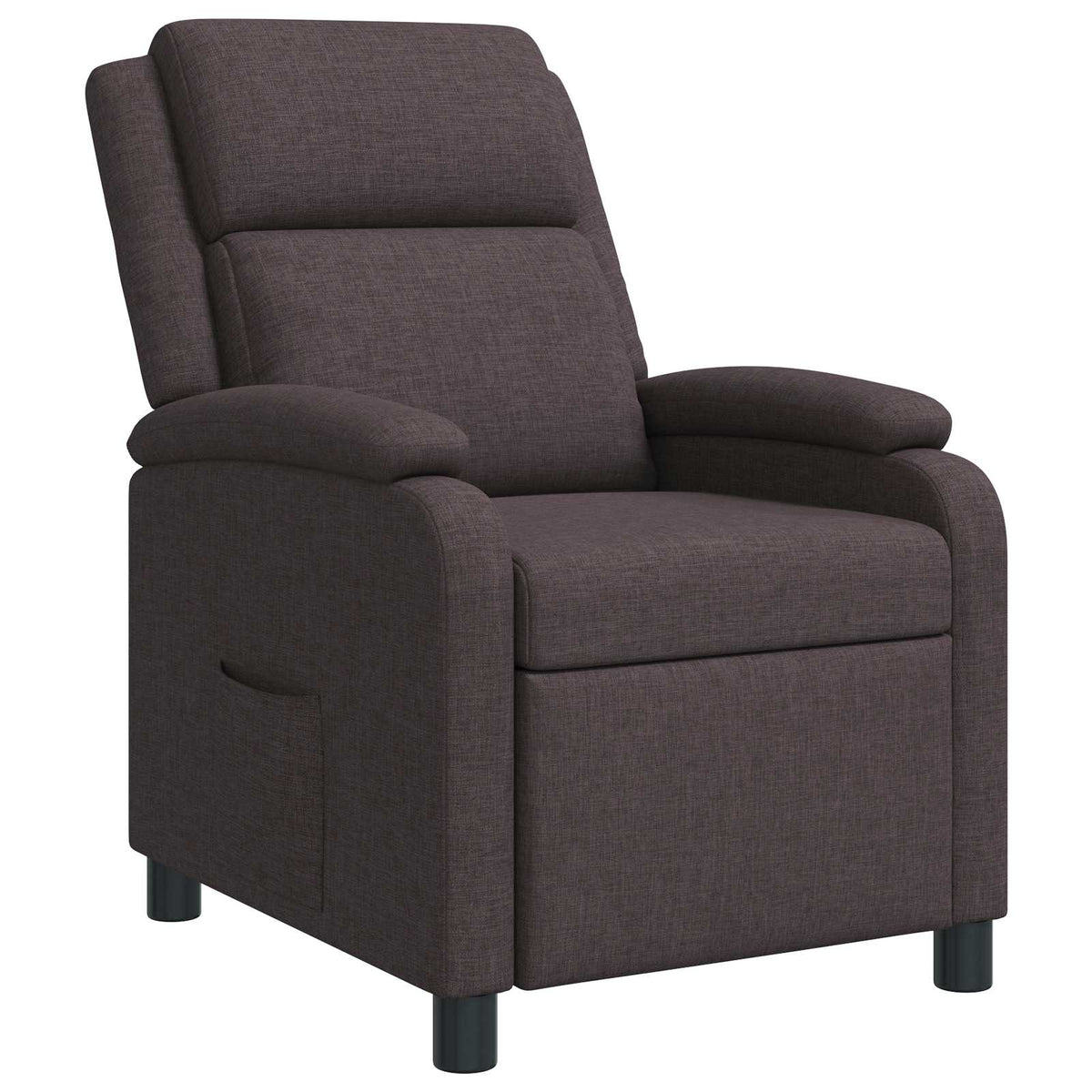 Relaxfauteuil Donkerbruin Stof is nu te koop bij PeponiXL, paradijselijk wonen!