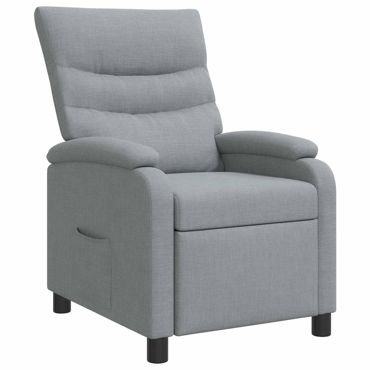 Relaxfauteuil Lichtgrijs Stof is nu te koop bij PeponiXL, paradijselijk wonen!