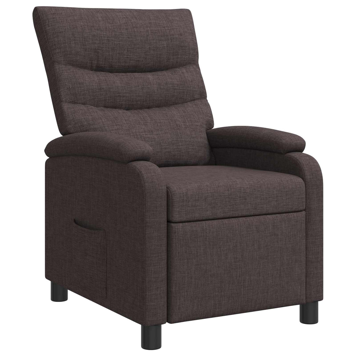 Relaxfauteuil Donkerbruin Stof is nu te koop bij PeponiXL, paradijselijk wonen!
