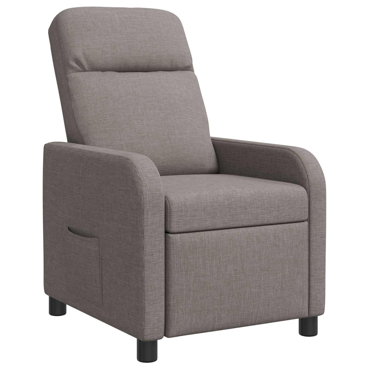 Relaxfauteuil Taupe Stof is nu te koop bij PeponiXL, paradijselijk wonen!