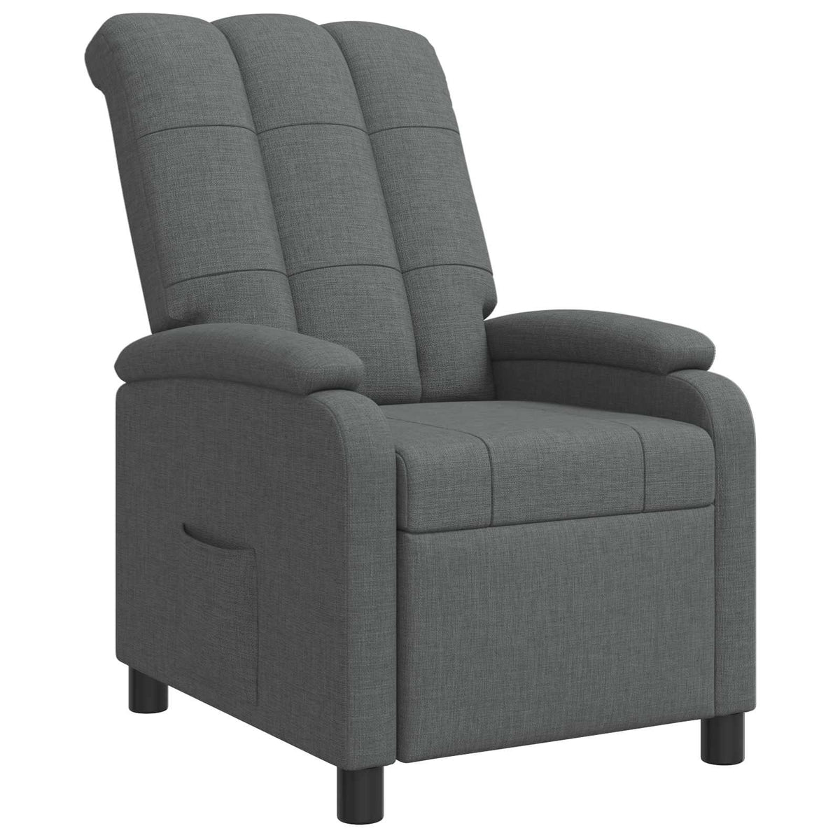 Relaxfauteuil Donkergrijs Stof is nu te koop bij PeponiXL, paradijselijk wonen!