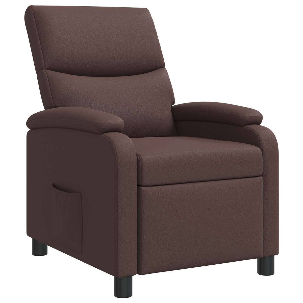 Relaxfauteuil Bruin Kunstleer is nu te koop bij PeponiXL, paradijselijk wonen!