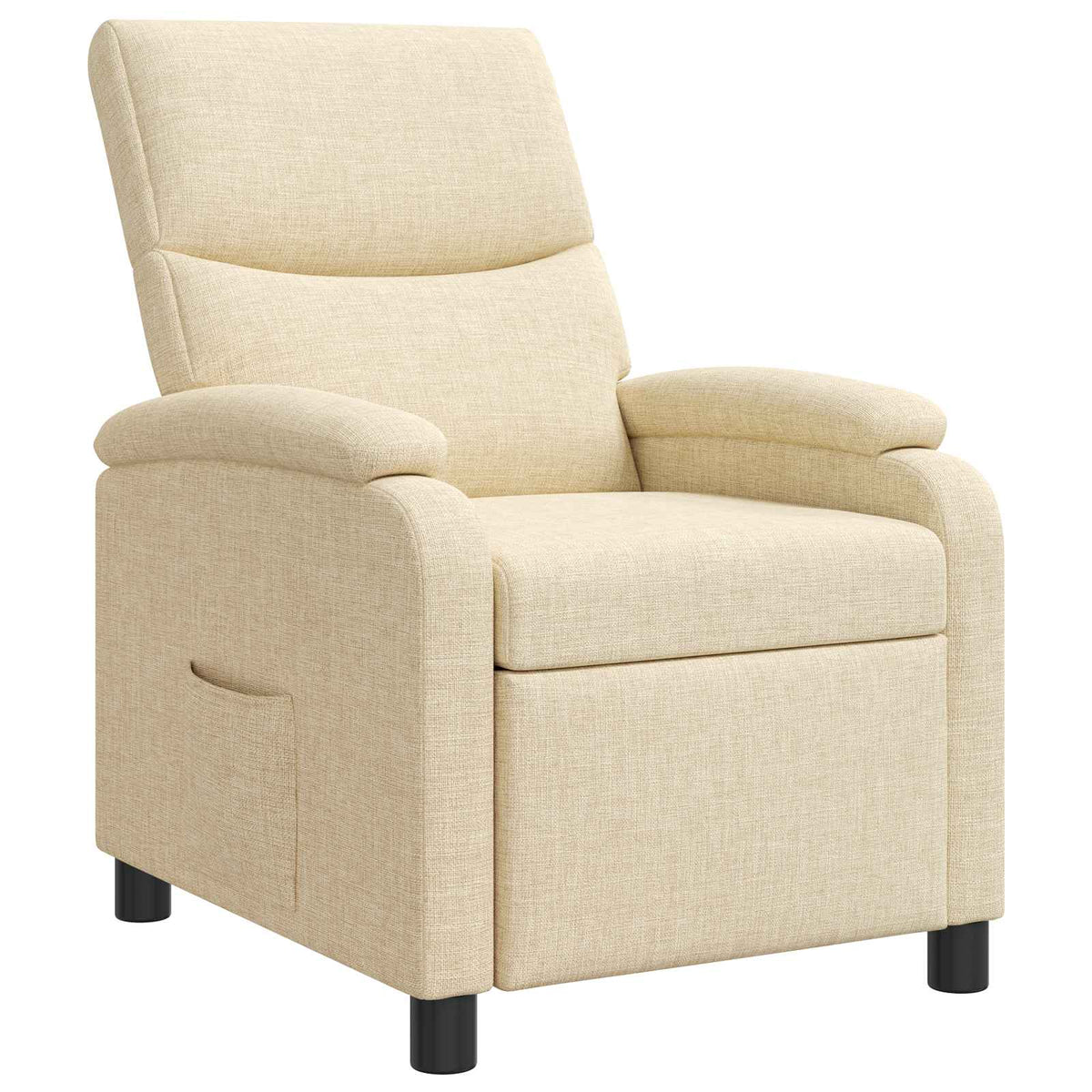 Relaxfauteuil Crèmekleurig Stof is nu te koop bij PeponiXL, paradijselijk wonen!