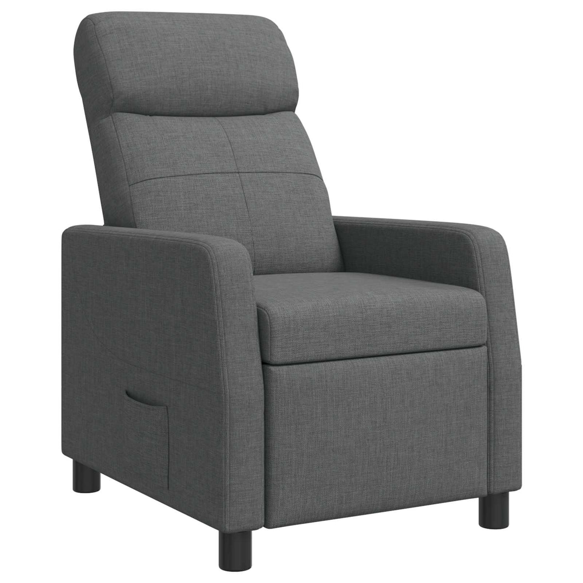 Relaxfauteuil Donkergrijs Stof is nu te koop bij PeponiXL, paradijselijk wonen!