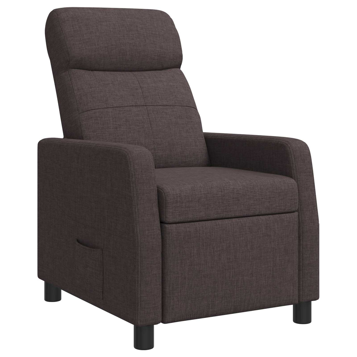 Relaxfauteuil Donkerbruin Stof is nu te koop bij PeponiXL, paradijselijk wonen!