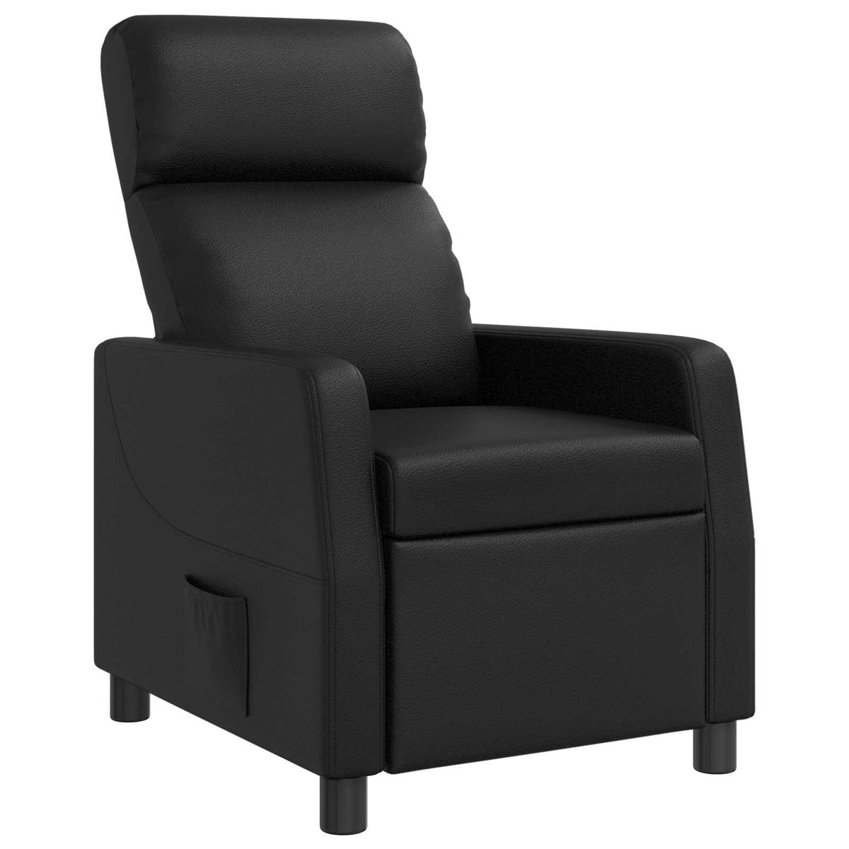 Relaxfauteuil Zwart Kunstleer is nu te koop bij PeponiXL, paradijselijk wonen!