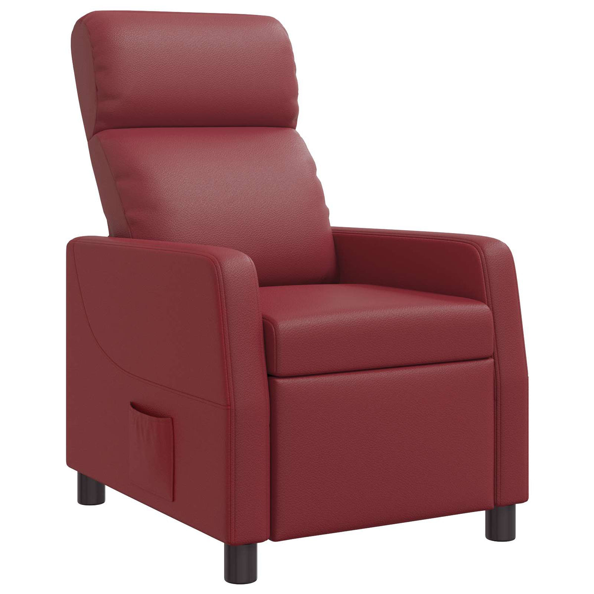 Relaxfauteuil Wijnrood Kunstleer is nu te koop bij PeponiXL, paradijselijk wonen!