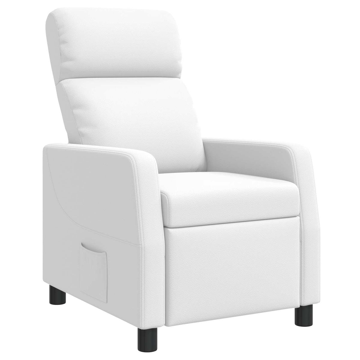 Relaxfauteuil Wit Kunstleer is nu te koop bij PeponiXL, paradijselijk wonen!