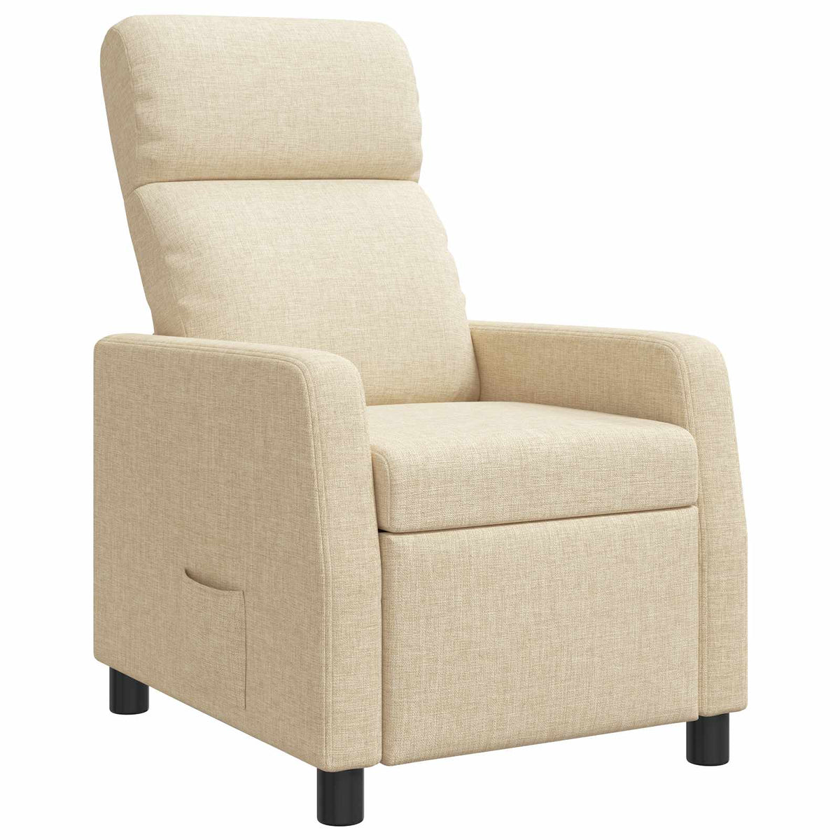 Relaxfauteuil Crèmekleurig Stof is nu te koop bij PeponiXL, paradijselijk wonen!