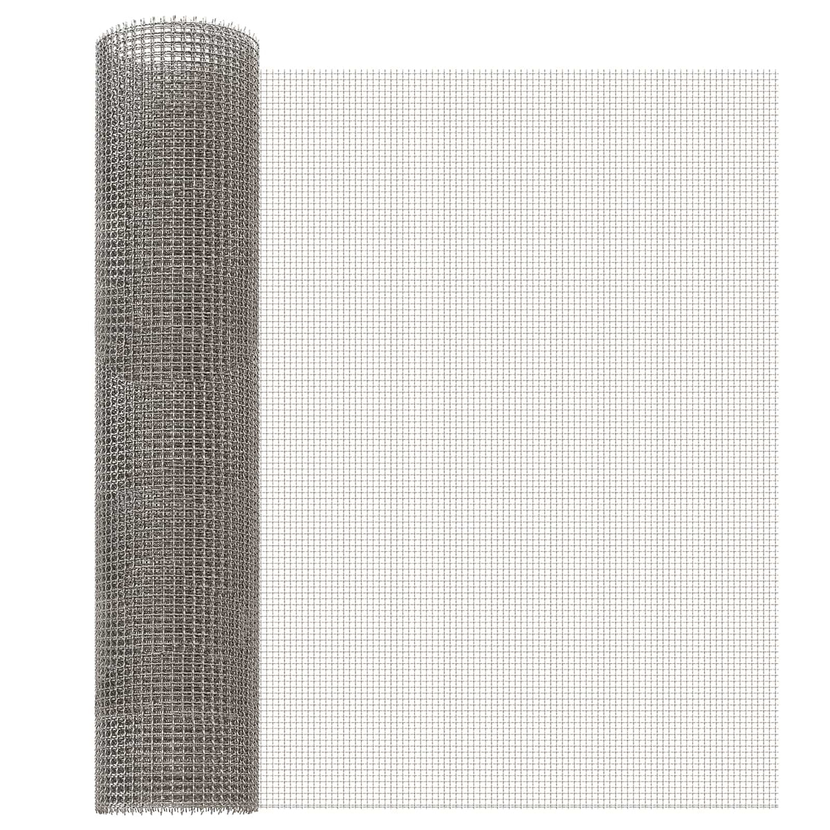 Gaas Scherm 60 x 1000 cm 3 Mesh RVS 201 Zilverkleurig is nu te koop bij PeponiXL, paradijselijk wonen!