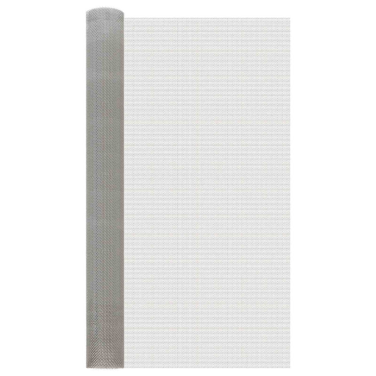 Gaas Scherm 100 x 500 cm 6 Mesh RVS 201 Zilverkleurig is nu te koop bij PeponiXL, paradijselijk wonen!