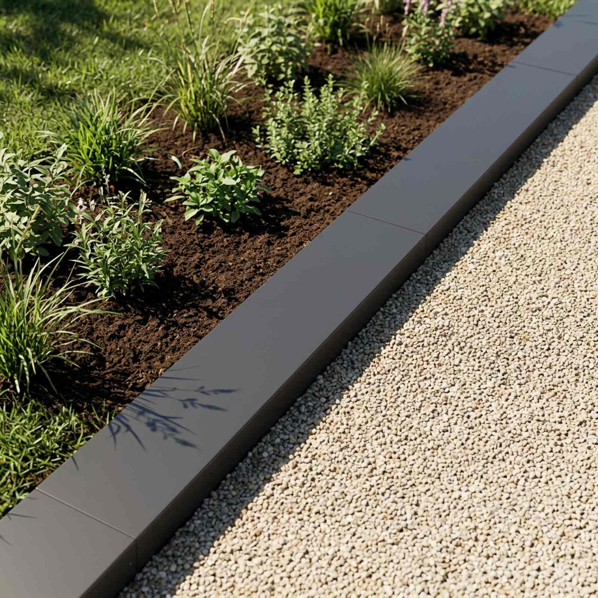 vidaXL Afdekprofiel voor tuinafboording 10 st 100 x 20 x 5 cm Staal