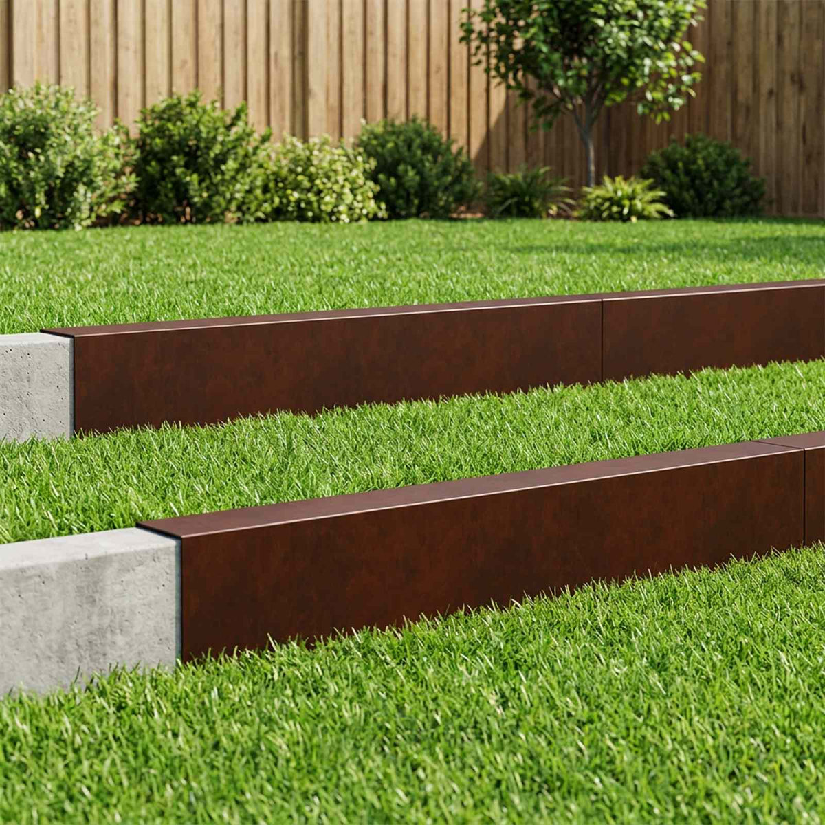 Afdekprofiel voor tuinafboording 10 st 100 x 15 x 15 cm is nu te koop bij PeponiXL, paradijselijk wonen!