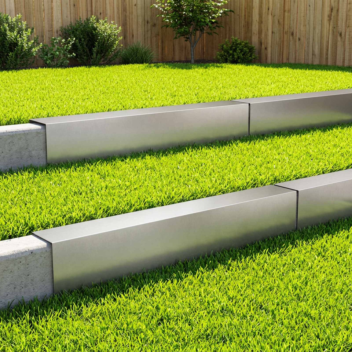 Afdekprofiel voor tuinafboording 10 st 100 x 20 x 15 cm is nu te koop bij PeponiXL, paradijselijk wonen!