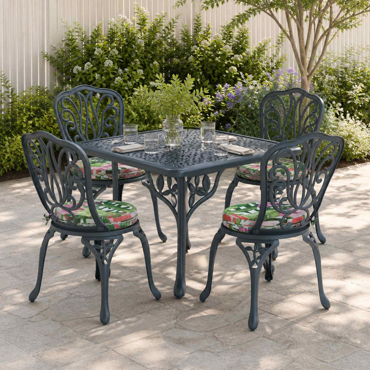 4-Piece Zitkussens SOEST 4 st 100% Polyester Meerkleurig is nu te koop bij PeponiXL, paradijselijk wonen!