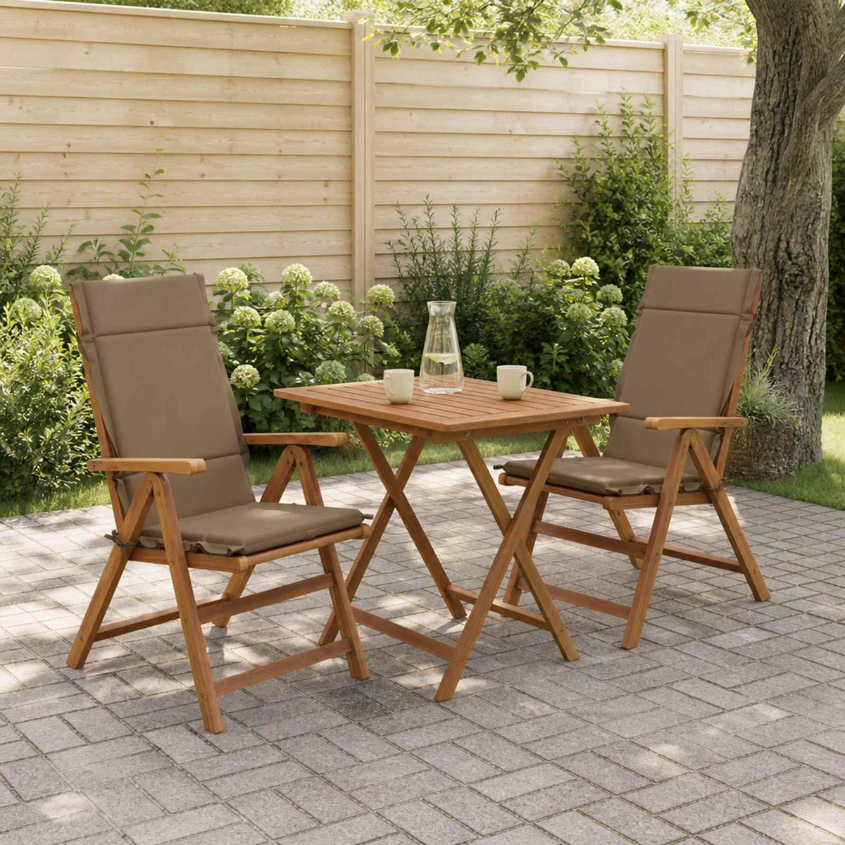 2-delige Hoogrug Kussen GEMERT 2 pcs 100% Polyester Taupe is nu te koop bij PeponiXL, paradijselijk wonen!