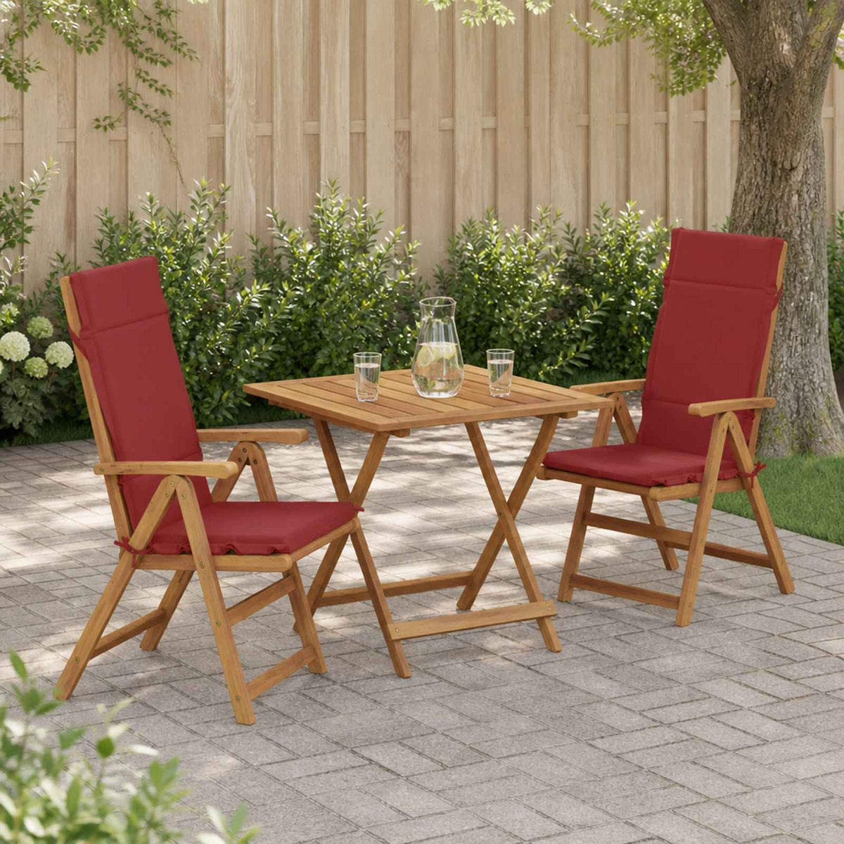 2-delige Hoogrug Kussen GEMERT 2 pcs 100% Polyester Wijnrood is nu te koop bij PeponiXL, paradijselijk wonen!