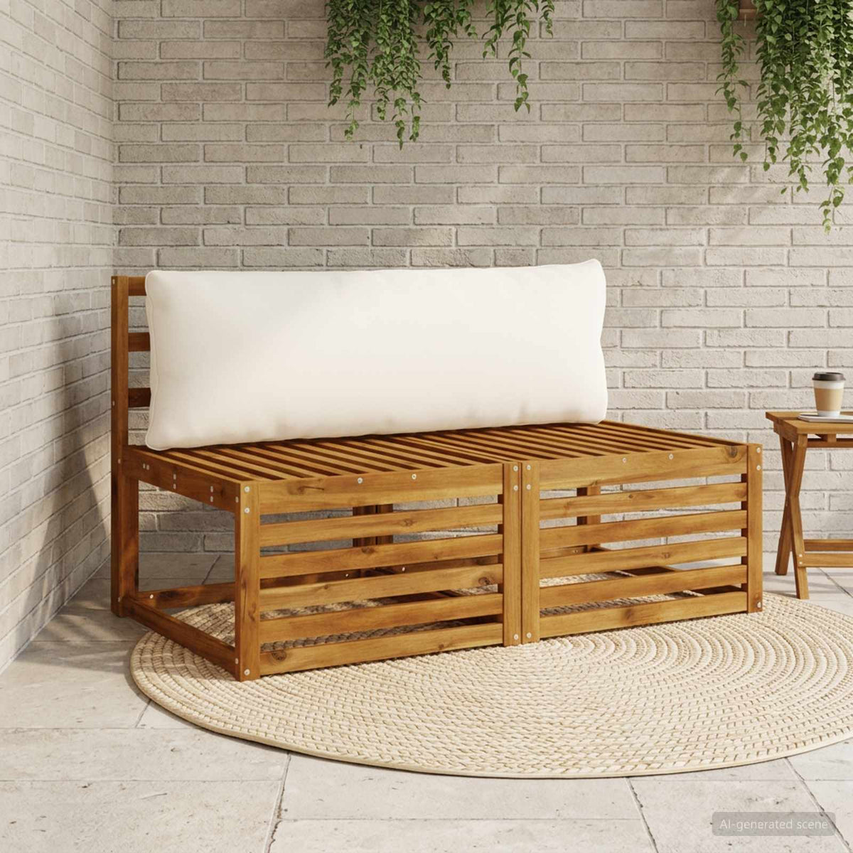 1-Delig Rugkussen PUTTEN 100% Polyester Wit 120 x 40 x 15 cm is nu te koop bij PeponiXL, paradijselijk wonen!