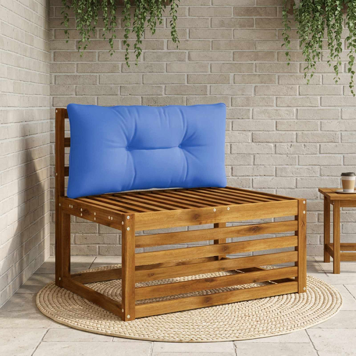 Rugkussen PUTTEN 100% Polyester Koninklijk Blauw is nu te koop bij PeponiXL, paradijselijk wonen!