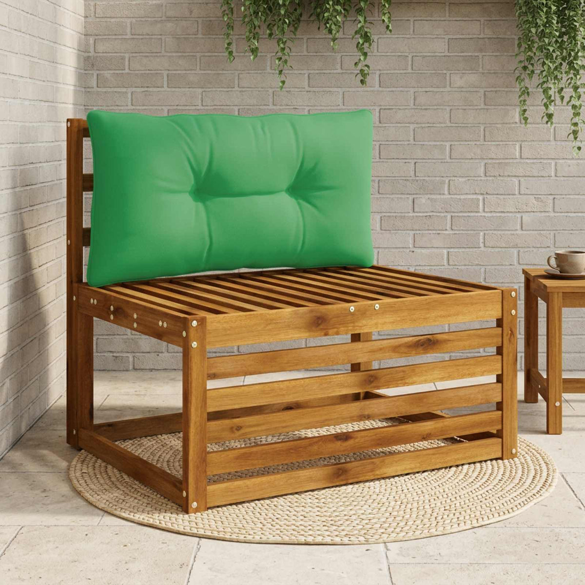 Rugkussen PUTTEN 100% Polyester Groen 80 x 40 x 10 cm is nu te koop bij PeponiXL, paradijselijk wonen!