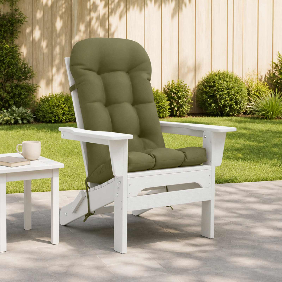 Zon Loungerkussen PUTTEN 100% Polyester Olijfgroen is nu te koop bij PeponiXL, paradijselijk wonen!