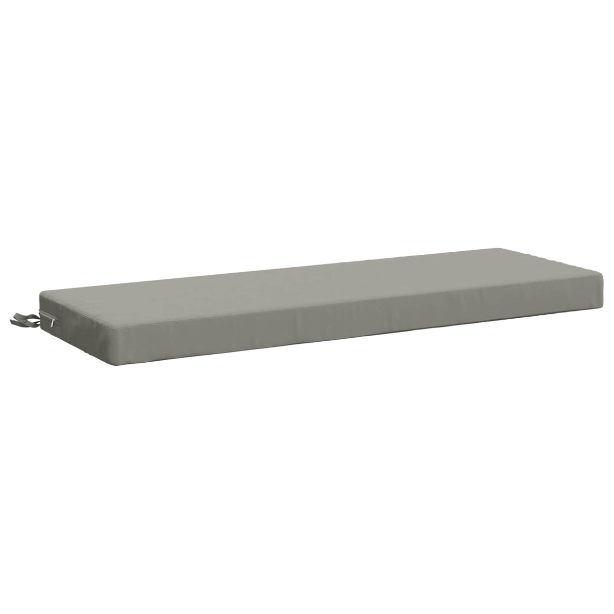 vidaXL Bankkussen SOEST 100% Polyester Grijs 120 x 40 x 8 cm