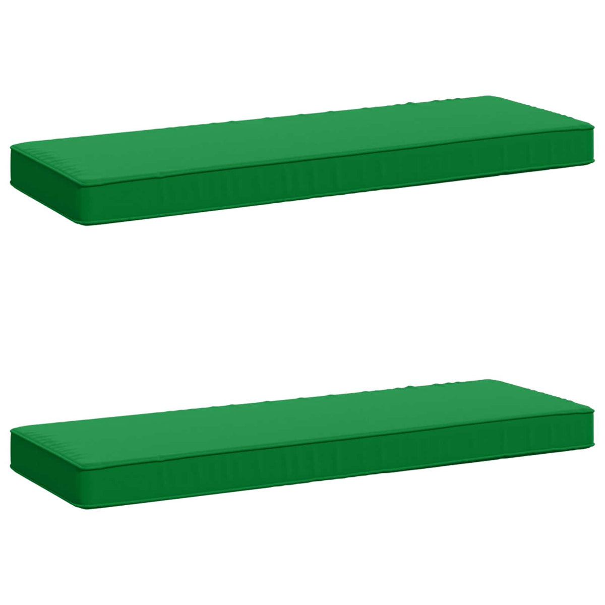 vidaXL 2-delige Bankkussens VUGHT 2 pcs 100% Polyester Groen