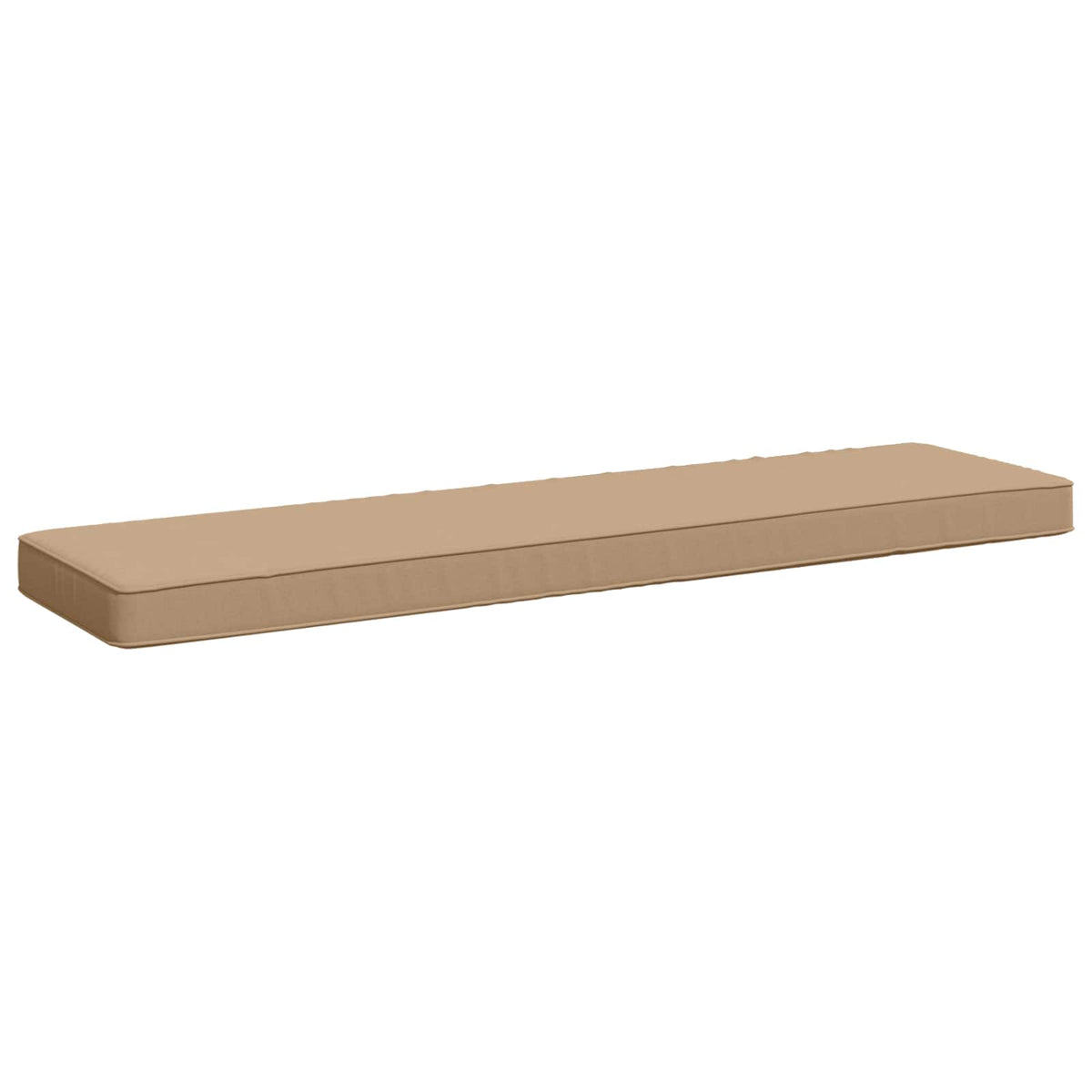 vidaXL 1-delig Bankkussen VUGHT 100% Polyester Zand 100 x 30 x 5 cm