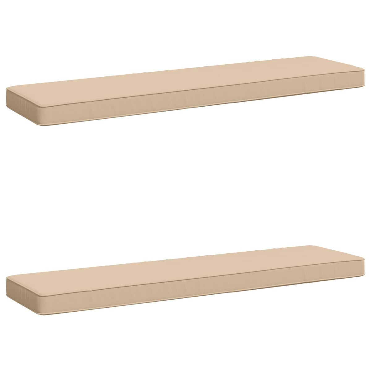 2-delige Bankkussens VUGHT 2 pcs 100% Polyester Crèmekleurig is nu te koop bij PeponiXL, paradijselijk wonen!